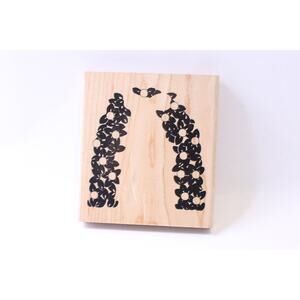 Flowers, Arch Frame, Message Stamp, Floral Texture, Stamp Making